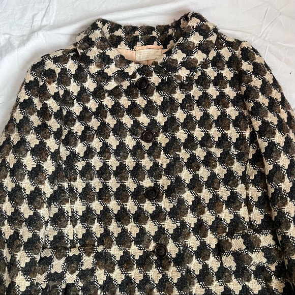 Rare Vintage 1950’s Abercrombie & Fitch tweed wool silk overcoat - Picture 4 of 16